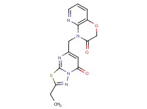 4-[(2-ethyl-5-oxo-5H-[1,3,4]thiadiazolo[3,2-a]pyrimidin-7-yl)methyl]-2H-pyrido[3,2-b][1,4]oxazin-3(4H)-one