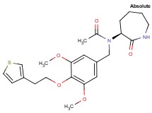 N-{3,5-dimethoxy-4-[2-(3-thienyl)ethoxy]benzyl}-N-[(3S)-2-oxo-3-azepanyl]acetamide