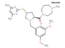 1-{(4R)-1-(3,5-dimethoxybenzyl)-4-[(4,6-dimethyl-2-pyrimidinyl)thio]-L-prolyl}-4-methyl-1,4-diazepane