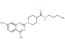 N-butyl-1-(4,7-dimethyl-2-quinazolinyl)-4-piperidinecarboxamide