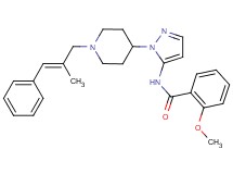 2-methoxy-N-(1-{1-[(2E)-2-methyl-3-phenyl-2-propen-1-yl]-4-piperidinyl}-1H-pyrazol-5-yl)benzamide
