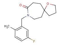 8-(5-fluoro-2-methylbenzyl)-1-oxa-8-azaspiro[4.6]undecan-9-one