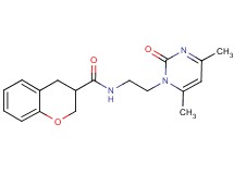 N-[2-(4,6-dimethyl-2-oxopyrimidin-1(2H)-yl)ethyl]chromane-3-carboxamide