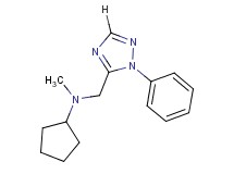 N-methyl-N-[(1-phenyl-1H-1,2,4-triazol-5-yl)methyl]cyclopentanamine