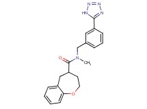N-methyl-N-[3-(1H-tetrazol-5-yl)benzyl]-2,3,4,5-tetrahydro-1-benzoxepine-4-carboxamide