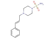 4-[(2E)-3-phenylprop-2-en-1-yl]piperazine-1-sulfonamide
