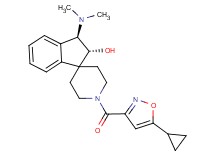 (2R*,3R*)-1'-[(5-cyclopropyl-3-isoxazolyl)carbonyl]-3-(dimethylamino)-2,3-dihydrospiro[indene-1,4'-piperidin]-2-ol