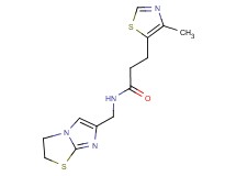 N-(2,3-dihydroimidazo[2,1-b][1,3]thiazol-6-ylmethyl)-3-(4-methyl-1,3-thiazol-5-yl)propanamide