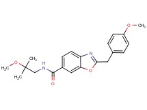 2-(4-methoxybenzyl)-N-(2-methoxy-2-methylpropyl)-1,3-benzoxazole-6-carboxamide