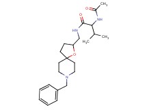 N~2~-acetyl-N~1~-[(8-benzyl-1-oxa-8-azaspiro[4.5]dec-2-yl)methyl]valinamide