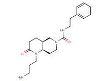 rel-(4aS,8aR)-1-(3-aminopropyl)-2-oxo-N-(2-phenylethyl)octahydro-1,6-naphthyridine-6(2H)-carboxamide hydrochloride