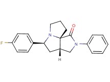 (3aS*,5S*,9aS*)-5-(4-fluorophenyl)-2-phenylhexahydro-7H-pyrrolo[3,4-g]pyrrolizin-1(2H)-one