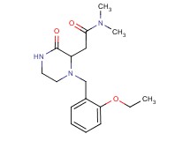2-[1-(2-ethoxybenzyl)-3-oxo-2-piperazinyl]-N,N-dimethylacetamide