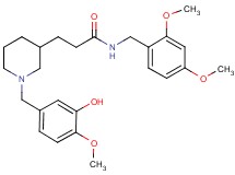 N-(2,4-dimethoxybenzyl)-3-[1-(3-hydroxy-4-methoxybenzyl)-3-piperidinyl]propanamide
