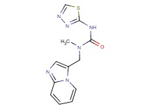 N-(imidazo[1,2-a]pyridin-3-ylmethyl)-N-methyl-N'-1,3,4-thiadiazol-2-ylurea