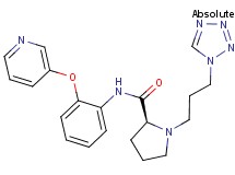 N-[2-(pyridin-3-yloxy)phenyl]-1-[3-(1H-tetrazol-1-yl)propyl]-L-prolinamide