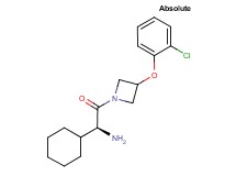 {(1S)-2-[3-(2-chlorophenoxy)-1-azetidinyl]-1-cyclohexyl-2-oxoethyl}amine hydrochloride