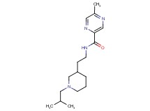 N-[2-(1-isobutylpiperidin-3-yl)ethyl]-5-methylpyrazine-2-carboxamide