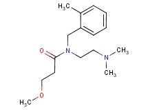 N-[2-(dimethylamino)ethyl]-3-methoxy-N-(2-methylbenzyl)propanamide