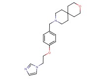 9-{4-[2-(1H-imidazol-1-yl)ethoxy]benzyl}-3-oxa-9-azaspiro[5.5]undecane