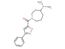 N,N-dimethyl-1-[(3-phenyl-5-isoxazolyl)carbonyl]-4-azepanamine