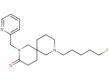 8-(5-fluoropentyl)-2-(2-pyridinylmethyl)-2,8-diazaspiro[5.5]undecan-3-one