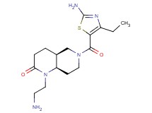 rel-(4aS,8aR)-1-(2-aminoethyl)-6-[(2-amino-4-ethyl-1,3-thiazol-5-yl)carbonyl]octahydro-1,6-naphthyridin-2(1H)-one dihydrochloride
