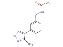 N-[3-(3-methyl-1H-pyrazol-4-yl)benzyl]acetamide