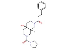 (4aR*,8aR*)-2-(3-phenylpropanoyl)-7-(pyrrolidin-1-ylcarbonyl)octahydro-2,7-naphthyridin-4a(2H)-ol