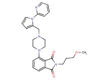 2-(3-methoxypropyl)-4-(4-{[1-(2-pyridinyl)-1H-pyrrol-2-yl]methyl}-1-piperazinyl)-1H-isoindole-1,3(2H)-dione