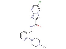 6-chloro-N-{[2-(4-methylpiperazin-1-yl)pyridin-3-yl]methyl}imidazo[1,2-a]pyrimidine-2-carboxamide