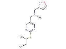 1-[2-(sec-butylthio)pyrimidin-5-yl]-N-(isoxazol-3-ylmethyl)-N-methylmethanamine