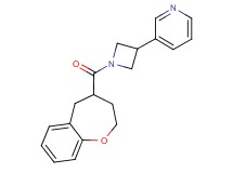 3-[1-(2,3,4,5-tetrahydro-1-benzoxepin-4-ylcarbonyl)azetidin-3-yl]pyridine