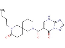 2-butyl-8-[(7-oxo-4,7-dihydro[1,2,4]triazolo[1,5-a]pyrimidin-6-yl)carbonyl]-2,8-diazaspiro[5.5]undecan-3-one