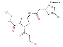 (4R)-4-{[(4-chloro-1H-pyrazol-1-yl)acetyl]amino}-N-ethyl-1-(3-hydroxypropanoyl)-L-prolinamide