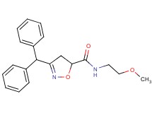 3-(diphenylmethyl)-N-(2-methoxyethyl)-4,5-dihydro-5-isoxazolecarboxamide
