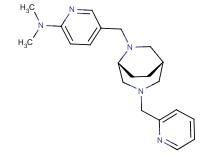 N,N-dimethyl-5-{[(1S*,5R*)-3-(2-pyridinylmethyl)-3,6-diazabicyclo[3.2.2]non-6-yl]methyl}-2-pyridinamine