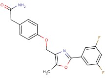 2-(4-{[2-(3,5-difluorophenyl)-5-methyl-1,3-oxazol-4-yl]methoxy}phenyl)acetamide