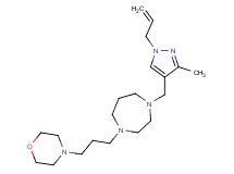 1-[(1-allyl-3-methyl-1H-pyrazol-4-yl)methyl]-4-(3-morpholin-4-ylpropyl)-1,4-diazepane