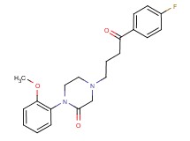 4-[4-(4-fluorophenyl)-4-oxobutyl]-1-(2-methoxyphenyl)-2-piperazinone