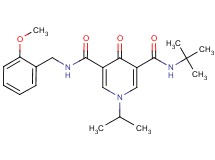 N-(tert-butyl)-1-isopropyl-N'-(2-methoxybenzyl)-4-oxo-1,4-dihydro-3,5-pyridinedicarboxamide