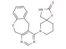 7-(5,11-dihydro[1]benzoxepino[3,4-d]pyrimidin-4-yl)-1-oxa-3,7-diazaspiro[4.5]decan-2-one