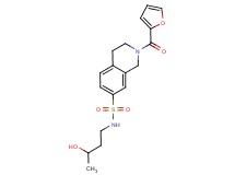 2-(2-furoyl)-N-(3-hydroxybutyl)-1,2,3,4-tetrahydroisoquinoline-7-sulfonamide