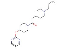 2-({1-[(1-propylpiperidin-4-yl)acetyl]piperidin-4-yl}oxy)pyrimidine