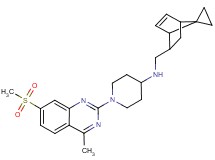 1-[4-methyl-7-(methylsulfonyl)-2-quinazolinyl]-N-(spiro[bicyclo[2.2.1]heptane-7,1'-cyclopropane]-5-en-2-ylmethyl)-4-piperidinamine