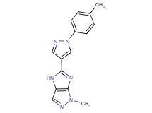 1-methyl-5-[1-(4-methylphenyl)-1H-pyrazol-4-yl]-1,4-dihydroimidazo[4,5-c]pyrazole