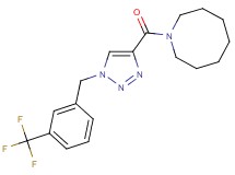 1-({1-[3-(trifluoromethyl)benzyl]-1H-1,2,3-triazol-4-yl}carbonyl)azocane