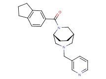 (1S*,5R*)-6-(2,3-dihydro-1H-inden-5-ylcarbonyl)-3-(3-pyridinylmethyl)-3,6-diazabicyclo[3.2.2]nonane