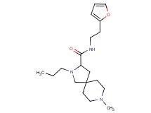 N-[2-(2-furyl)ethyl]-8-methyl-2-propyl-2,8-diazaspiro[4.5]decane-3-carboxamide