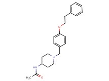 N-{1-[4-(2-phenylethoxy)benzyl]piperidin-4-yl}acetamide